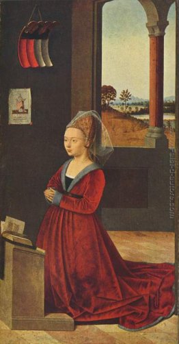 Inginocchiato donatore di sesso femminile Inginocchiato donatore di sesso femminile
