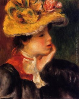 Testa di giovane donna (cappello giallo) Testa di giovane donna (cappello giallo)