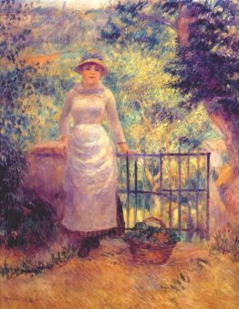 Aline al cancello (ragazza nel giardino) Aline al cancello (ragazza nel giardino)