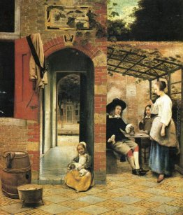 Il Cortile di una casa a Delft Il Cortile di una casa a Delft
