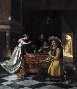 Giocatori di carte a un tavolo Giocatori di carte a un tavolo