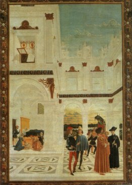 I miracoli di San Bernardino. Miracolo del bambino nato con un m I miracoli di San Bernardino. Miracolo del bambino nato con un m