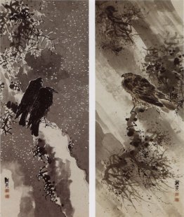 Un Black Hawk e due corvi Un Black Hawk e due corvi