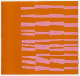 Rosa e arancio della serie Modulo Linea Colore Rosa e arancio della serie Modulo Linea Colore