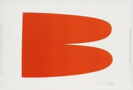 Rosso-arancio dalla Suite di ventisette Colore Litografie Rosso-arancio dalla Suite di ventisette Colore Litografie