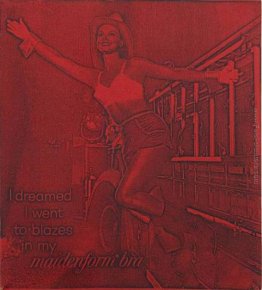 Ho sognato Sono andato a divampa nel mio Maidenform Bra (rosso) Ho sognato Sono andato a divampa nel mio Maidenform Bra (rosso)