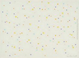 Mauve, Arancione, Giallo, Turchese su blu-chiaro Mauve, Arancione, Giallo, Turchese su blu-chiaro