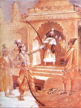 Sri Rama rompendo l'arco Sri Rama rompendo l'arco