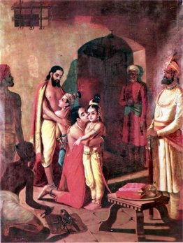 Krishna incontra i genitori Krishna incontra i genitori