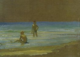 Ragazzi in spiaggia. Studio Ragazzi in spiaggia. Studio