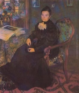 Ritratto di E.Kustodieva, Madre dell'artista Ritratto di E.Kustodieva, Madre dell'artista