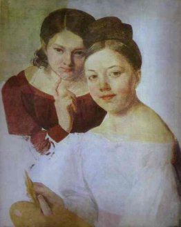 Ritratto di Figlie d'Artista Alexandra e Felisata Ritratto di Figlie d'Artista Alexandra e Felisata