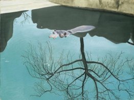 Hippotame et arbre à l'envers Hippotame et arbre à l'envers