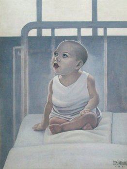 Bambino sul lettino Bambino sul lettino