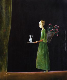 Ragazza Con Fiori Ragazza Con Fiori