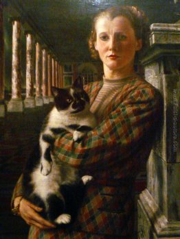 Wilma con un gatto Wilma con un gatto