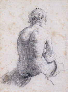 Uno studio di un nudo femminile visto da tergo Uno studio di un nudo femminile visto da tergo