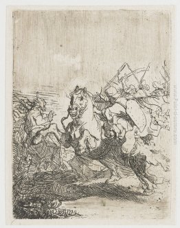 Una lotta di cavalleria Una lotta di cavalleria
