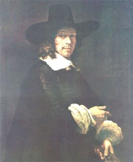 Ritratto di gentiluomo con un cappello alto e guanti Ritratto di gentiluomo con un cappello alto e guanti