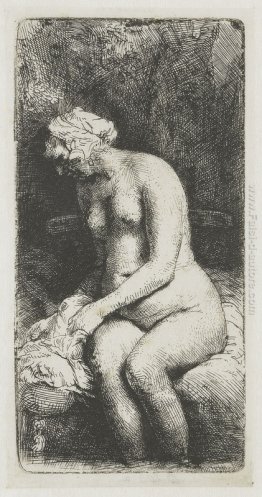 Seduti donna nuda (Donna bagno i piedi in un ruscello) Seduti donna nuda (Donna bagno i piedi in un ruscello)