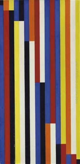 Rhythmische Progressione drei gleicher Farbgruppen Rhythmische Progressione drei gleicher Farbgruppen