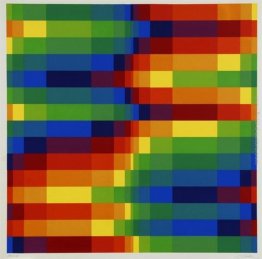 Fünfzehn Systematische Farbreihen mit vertikalen Verdichtungen Fünfzehn Systematische Farbreihen mit vertikalen Verdichtungen