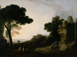 Paesaggio Capriccio con Tomba degli Orazi e Curiazi, e la Villa Paesaggio Capriccio con Tomba degli Orazi e Curiazi, e la Villa