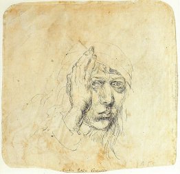 Autoritratto con un involucro Autoritratto con un involucro