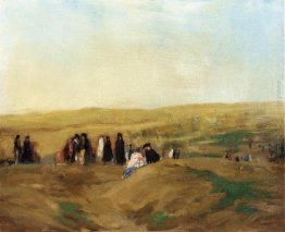 Processione in Spagna (noto anche come spagnolo Paesaggio con fi Processione in Spagna (noto anche come spagnolo Paesaggio con fi