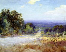 Una strada bianca a tardo pomeriggio Una strada bianca a tardo pomeriggio