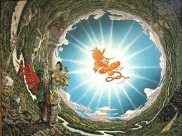 Pedoni Psychic su un orizzonte a spirale (baricentro) Pedoni Psychic su un orizzonte a spirale (baricentro)