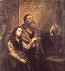 Cieco Veit Stoss con la figlia Cieco Veit Stoss con la figlia