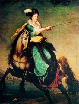 Retrato de Carlota Joaquina equestre di Spagna Retrato de Carlota Joaquina equestre di Spagna
