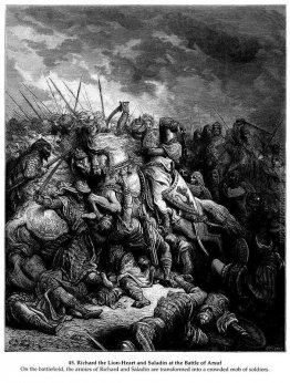 Riccardo I Cuor di Leone in battaglia a Arsuf nel 1191 Riccardo I Cuor di Leone in battaglia a Arsuf nel 1191