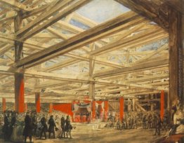 Posa della prima pietra del Ponte delle Catene Posa della prima pietra del Ponte delle Catene