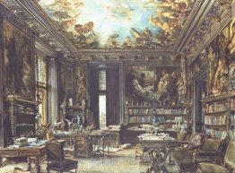 La biblioteca nel Palais Dumba La biblioteca nel Palais Dumba