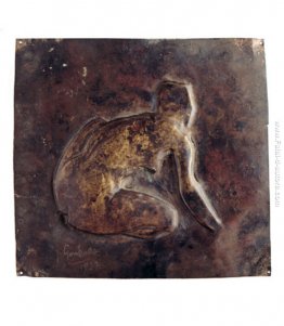 Nu assis de dos Nu assis de dos