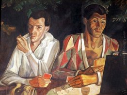 Arlecchino e Pierrot, doppio autoritratto Arlecchino e Pierrot, doppio autoritratto