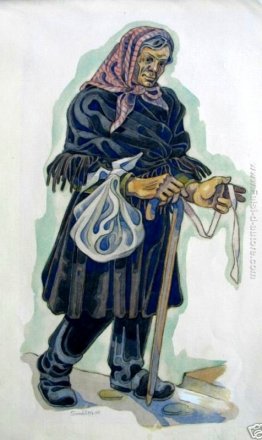 Costumi per un vecchio abitante del villaggio (probabilmente per Costumi per un vecchio abitante del villaggio (probabilmente per