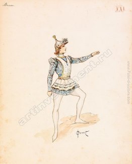Progettazione di sesso maschile costume medievale Progettazione di sesso maschile costume medievale