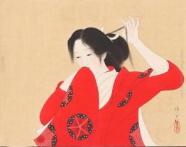 Bijin in Red Kimono Bijin in Red Kimono