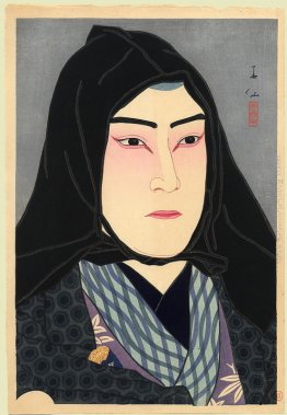 Nakamura Fukusuke nel ruolo di Soshichi, un contrabbandiere Nakamura Fukusuke nel ruolo di Soshichi, un contrabbandiere