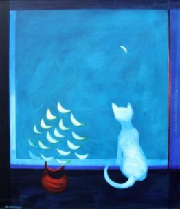 Fiori si trasformano in luna Fiori si trasformano in luna