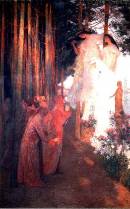 L'emergere di Clemence Isaure con Troubadours L'emergere di Clemence Isaure con Troubadours