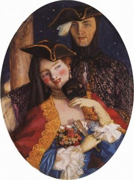 Due maschere (coppia alla vigilia del Carnevale) Due maschere (coppia alla vigilia del Carnevale)