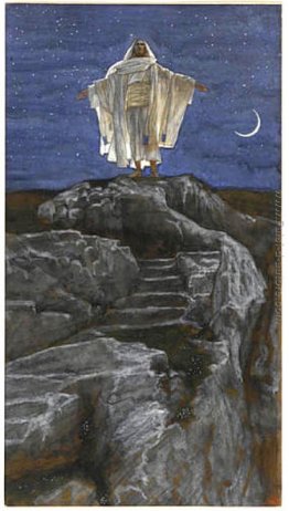 Gesù va da solo su un monte a pregare Gesù va da solo su un monte a pregare