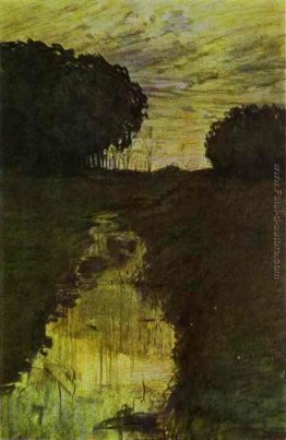 Paesaggio di sera. Martyshkino Paesaggio di sera. Martyshkino