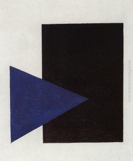 Suprematismo con Blue triangolo e quadrato nero Suprematismo con Blue triangolo e quadrato nero