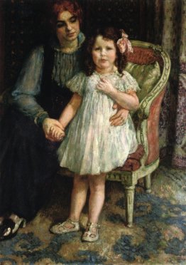 Ritratto di Madame Goldner Max e sua figlia Juliette Ritratto di Madame Goldner Max e sua figlia Juliette