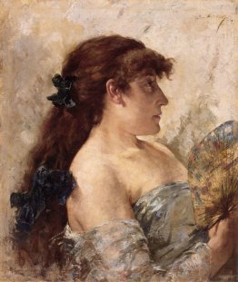 Ritratto di signora con un fan Ritratto di signora con un fan